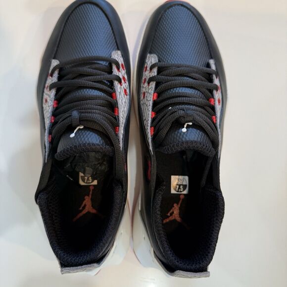 Nike Air Jordan ADG 2 Men's Sz 7.5 Golf Shoes Black/White /Red CT7812-001 - Picture 6 of 9